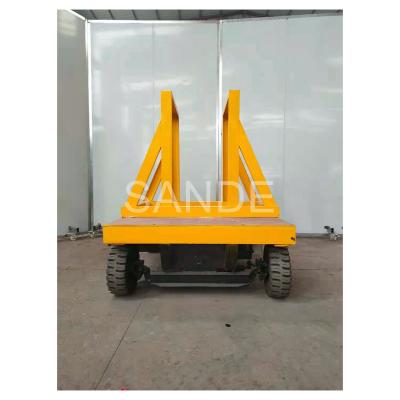 China Sande Machinery Repair Shops Machinery Granite Slab Bundles Transport Stone Trolley for sale