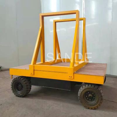 China Sande Machinery Repair Shops Machinery Granite Slab Bundles Transport Stone Trolley for sale