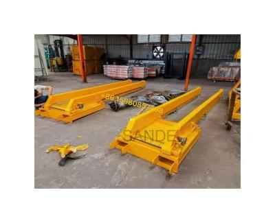 China Building Material Shops Hot Sale Package Slabs Loading And Unloading Forklift Double Telescopic Boom for sale