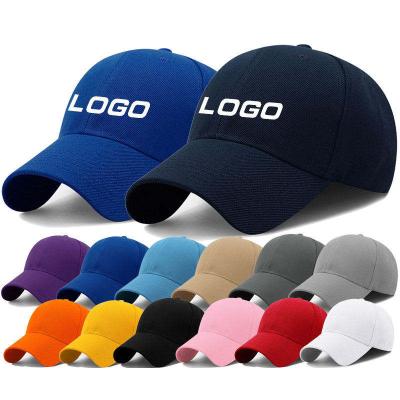 China breathable & Waterproof High Quality White Fitted Hats Caps Men Women Wholesale Unisex Embroidery Sports Caps Baseball Hats With Custom Logo for sale