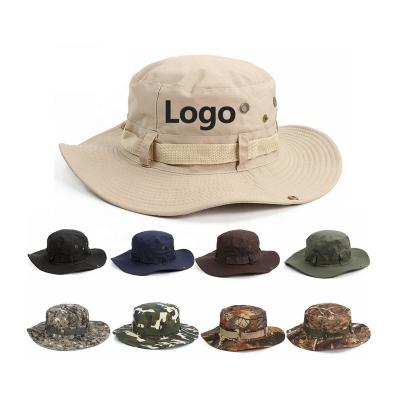 China Sun Hats Wholesale Custom Logo Sun Hats Caps High Quality Embroidery Outdoor Bucket Fishing Hats For Women Men for sale