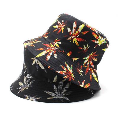 China Sun Hats Summer Beach Fisherman Sun Hats Unisex Fashion Printed Mens Womens Bucket Hats With Custom Logo for sale