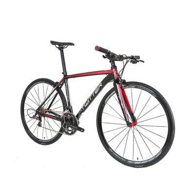 China Packing Chinese Factory 700C Aluminum Alloy Road Bike With Carbon Fork 22 Speed ​​Inch Clutch Bicycle for sale