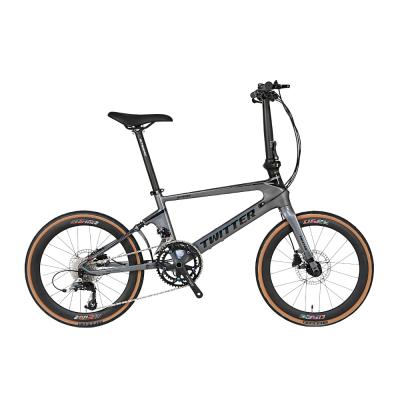 China EPS Techonoloty 22 Inch Carbon Fiber Frame 22 Speed ​​Mini City Carbon Folding Bike for sale