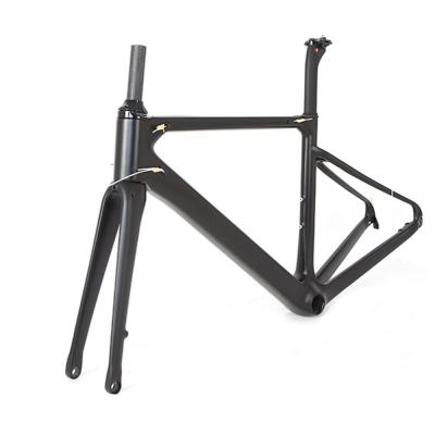 China High Strength Chinese Twitter Factory OEM Carbon Fiber Road Bike Frameset With Carbon Fiber Frame for sale