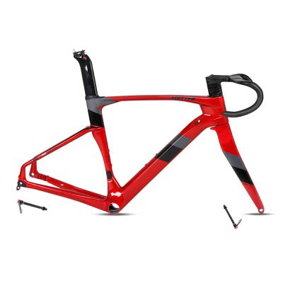 China 700C 700C high quality customized bicycle carbon fiber frame carbon road bike frame disc brake cyclocross frame for sale