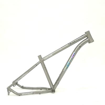 China Titanium alloy mountainbike frame 27.5 mountain bikes 29 inch metal integrated mtb bike frame with through axle 12*142mm for sale