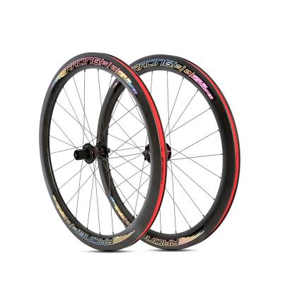 China Road Bikes 700C Carbon Road Bike Wheels 142 Through Axle Disc Brake 50mm Depth 25mm Width Carbon Anvil Wheelset for sale