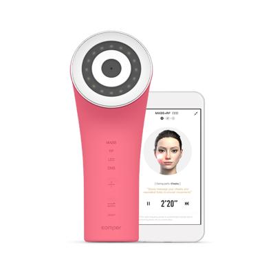 China Face Lift Smarkin Beauty Care Face Skin Care Mass Led RF EMS Skin Rejuvenation Face Lift Pore Shrinking To Reduce Acne Heals UV Damage Etc. for sale