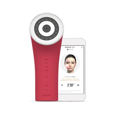 China Anti-Puffiness Intelligence Brings Beauty RF LED MASS EMS With APP For Skin Care Device for sale