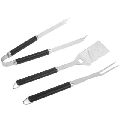 China High Quality Barbecue Set Professional Barbecue Tools 3PCS Easily Cleaned Heavy Duty BBQ Grill Tools With PP Handle for sale