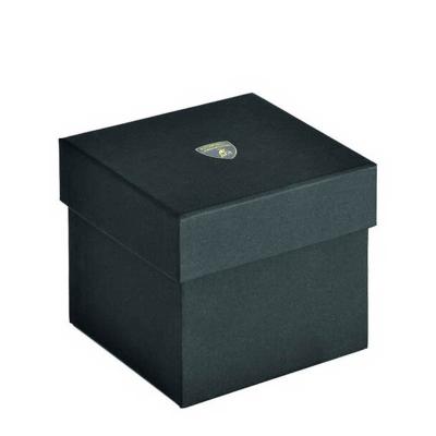 China A Grade Factory Price Recyclable Black Watch Gift Box With Gold / Silver Logo Watch Packaging Box for sale