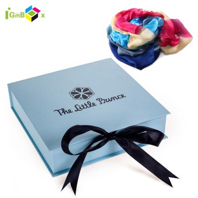 China Recyclable Luxury Custom Made Women's Scarves Gift Cardboard Display Cardboard Scarf Paper Gift Packaging Box for sale