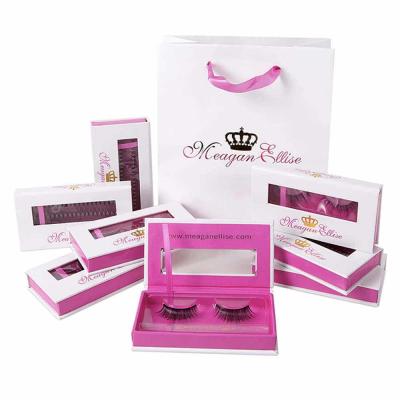 China Recyclable Fancy Eyelash Case Privite Label Custom Packaging Paper Eyelash Box for sale