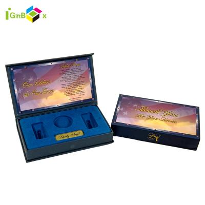 China High Quality Recycled Materials Paper Box Package Gift Boxes With Magnetic Lid Wine / Cosmetic Storage Box for sale