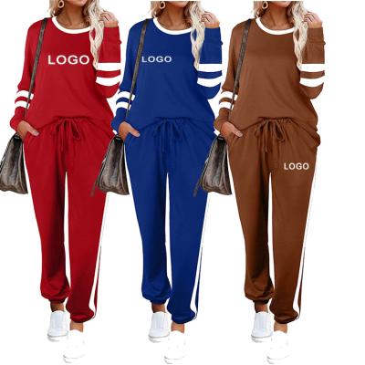 China Women's Two Piece Sets 2021 Fall Women's Sets 2 Pieces Clothes Tracksuits Sweatsuits Long Sleeve Casual Sweatshirt QUICK DRY for sale