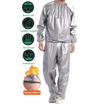 China Hot PVC EVA Unisex Sauna Suits Sauna Jacket Suit Ruiqi Gym Fitness Sauna Durable Professional Weight Loss Cloth For Women Men for sale