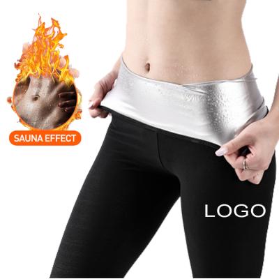 China Antibacterial Adjustable Women's Butt Push Up Loops Slimming Sweat Trainer Sauna Pants Waistline Affect Weight Loss Top for sale