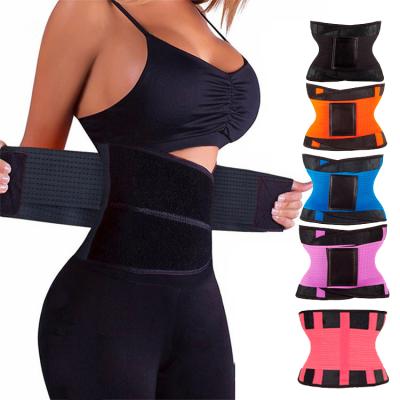 China Body Shaper Dropshipping Waist Trimmer Belt Adjustable Weight Loss Workout Neoprene Waist Support Belt Trainer Back Support Belt for sale