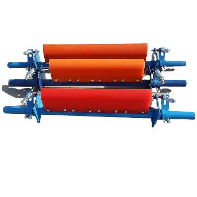 China Simple and effective Distributor Belt Scraper Polyurethane Blade Primary Conveyor Belt Cleaner for sale