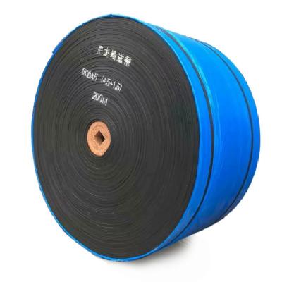 China Heat Resistant Manufacturer Price Heat Resistant Black Industrial EP Fabric Mining Conveyor Rubber Belt for sale