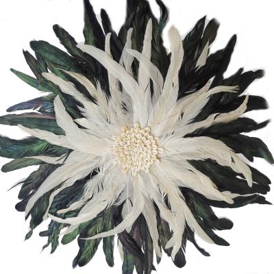 China Wholesale Price Decoration Feather Garland White Feather Material Home Garland for sale