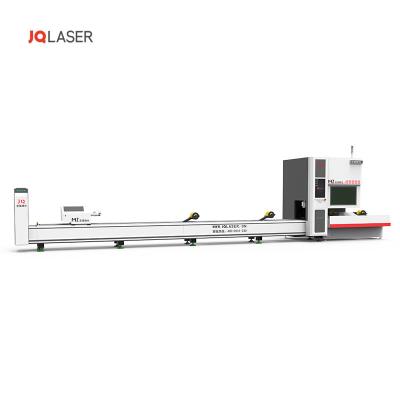 China High power motor JQ laser MZ automatic CNC pipe cutting machine fiber laser tube cutting machine for sale