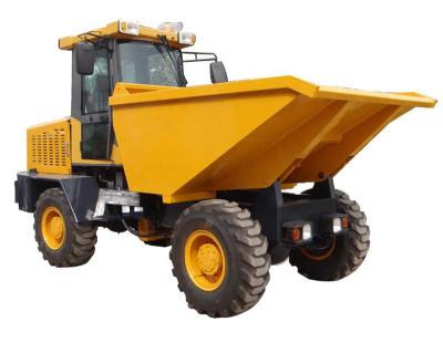 China 5ton hydraulic dumper truck with cab < 4L for sale