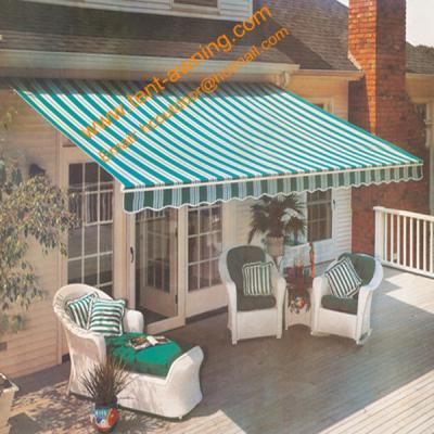 China Outdoor Manual or Motorized Remote Control Waterproof Shade Awning Commercial Awning for sale