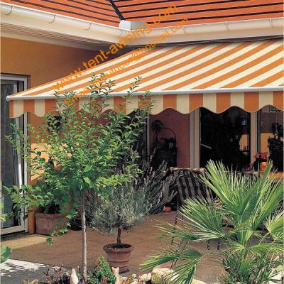 China Outdoor Manual or Motorized Remote Control Waterproof Shade Awning Economic Retractalbe Awning for sale