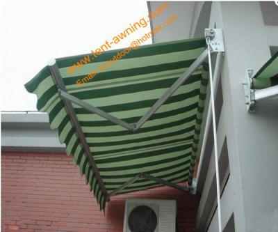 China Outdoor Waterproof Pation Balcony Porch Manual  Retractalbe Awning for sale