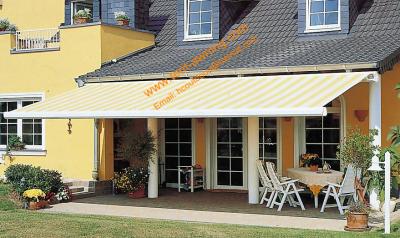 China Durable Motorized Remote Control Retractable Semi-Cassette Awning for sale