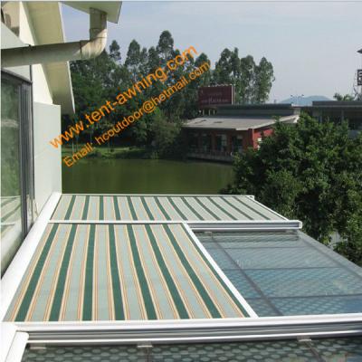 China Green House Motorized Remote Control Conservatory Roof  Electrically Operated Sky Awning for sale