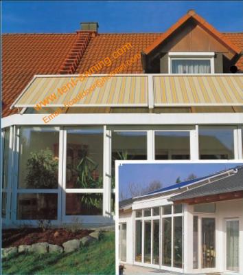 China Conservatory Room Aluminum Motorized Romote Control Skylight  Zenith Awning for sale