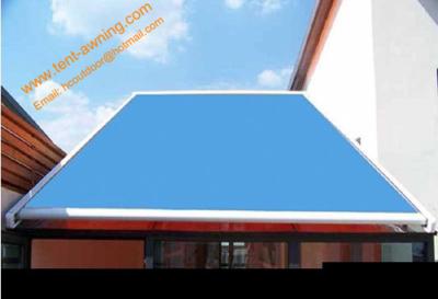 China Customized  Motorized Sunshade Roof Retractable Conservatory Awning for sale