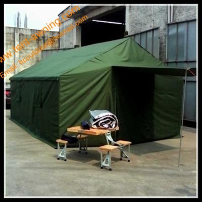 China Outdoor Green Army Tube Tent Oxford Tent Waterproof  Army Tent for sale