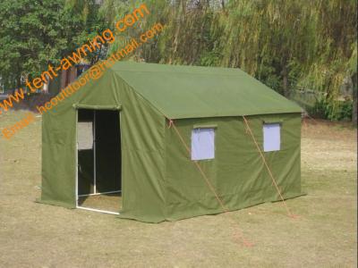 China Waterproof Canvas Earthquake Disaster Refugee Waterproof  Emergency Shelter Tent for sale