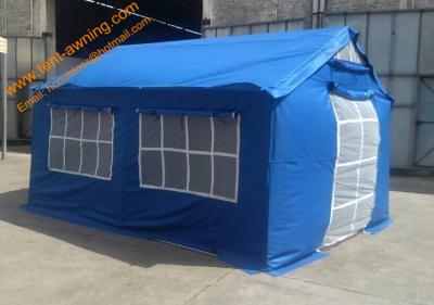 China Outdoor Relief Refugee Tent 3x4m Waterproof UV Resistance Emergency Disaster Tents for sale