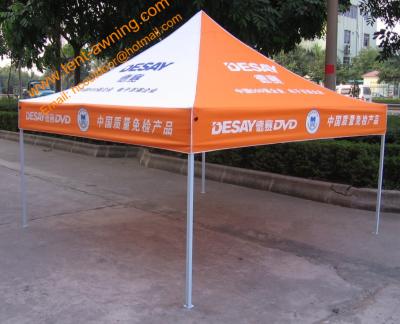 China Outdoor Iron Frame Logo Printed Advertising Promotion Pop Up  Foldable Tent for sale