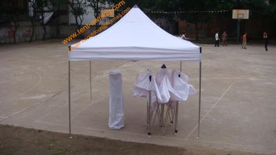 China White Waterproof Oxford Cover Instant  Commercial Pop Up  Tent  Aluminum Foldable Tent for sale