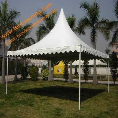 China Fireproof Wedding  Party Event Trade Show Tent 4x4m Pagoda High Peak Tent for sale