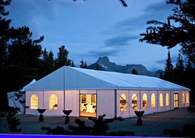 China 100km/hr Windproof Outdoor Party Wedding Tent  Aluminum Structure Fire Retardant Marquees for sale