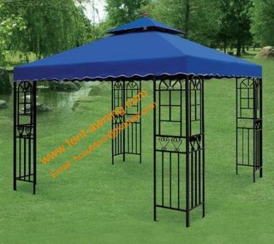 China Outdoor Leisure 3mx3m Powder coated Steel Pavilion Canopy  Patio Gazebo for sale