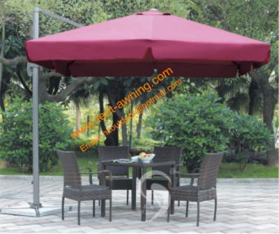 China Aluminum Waterproof Garden Cantilever Umbrella Outdoor Patio Umbrella for sale