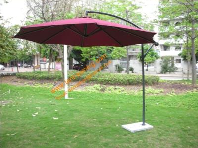 China Banana Umbrella Galvanized Iron Suspended Umbrella Waterproof Outdoor Offset Patio Umbrella for sale