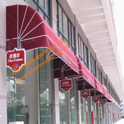 China Outdoor Manual Retractable Door Entrance Dutch Awning Window Canopy for sale