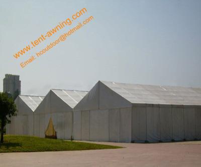 China Heavy Duty Durable Outdoor Temporary Storage Tent Aluminum Warehouse Tents for sale