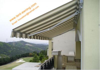 China Waterproof  UV Resistance  Retractable Balcony Awning Aluminum Customized Sizes Awnings for sale