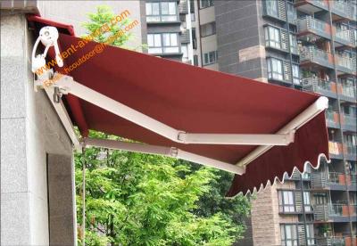 China Aluminum Customized Sizes Retractable Electric  Patio Awnings for Outdoor Balcony and Villa for sale