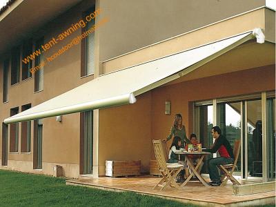 China Outdoor Motorized  Awning Customized Sizes Retractable Half  Cassette Awnings for sale